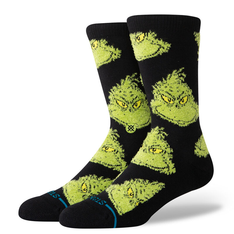 The Grinch X Stance Crew Socks image number 0