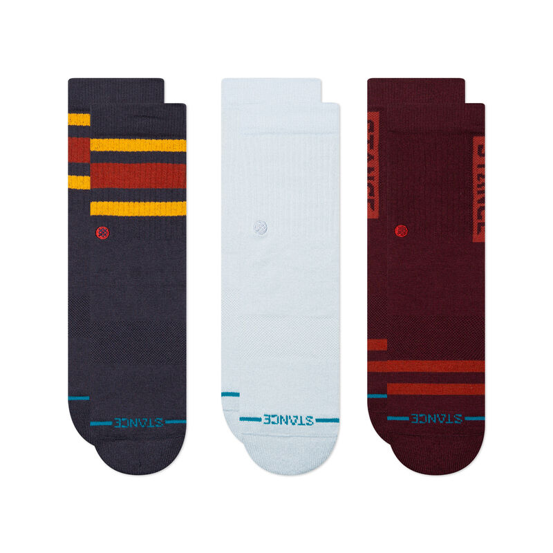 Icon Mixed Kids Crew Socks 3 Pack
