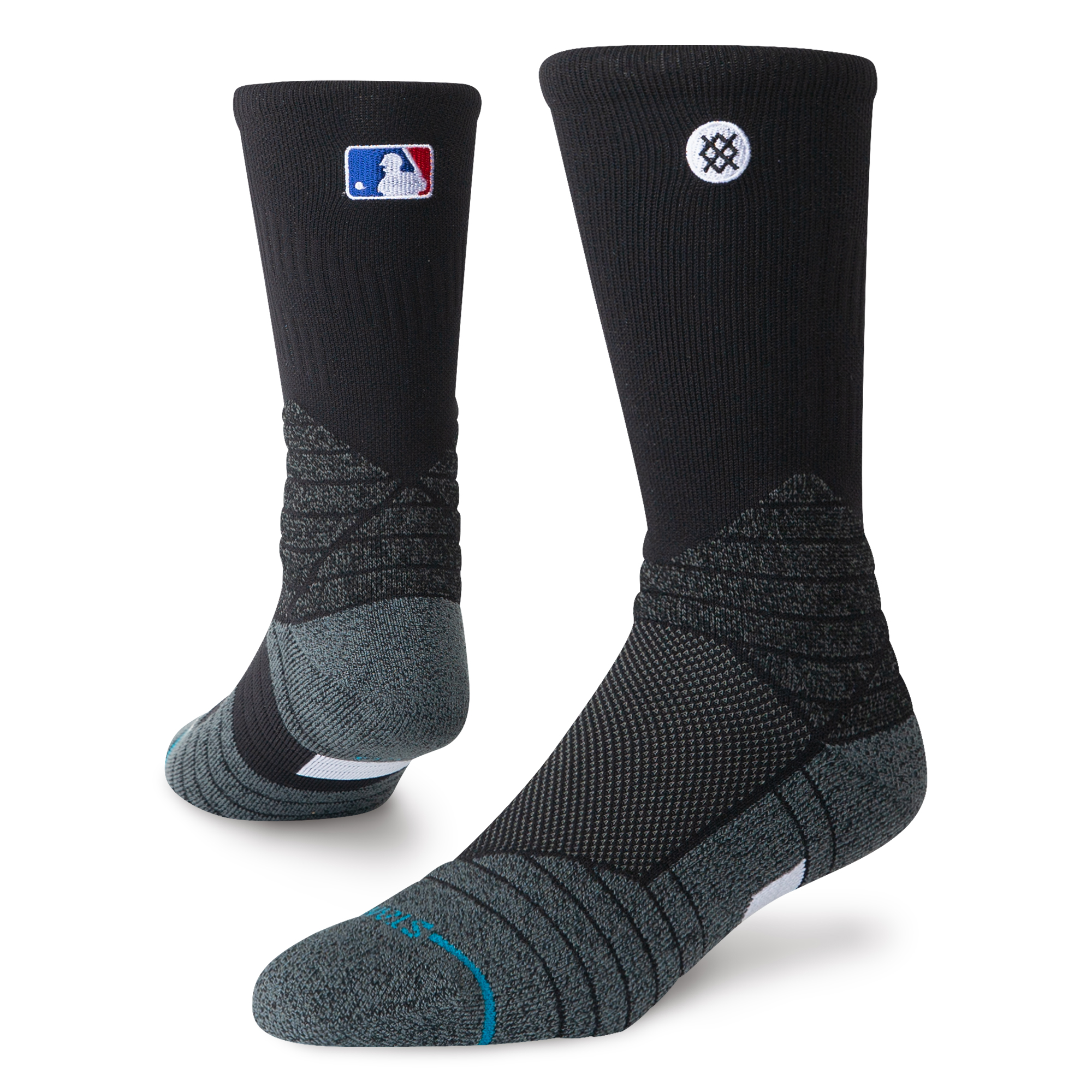 MLB Diamond Pro Mid Cushion Over Calf Baseball Sock