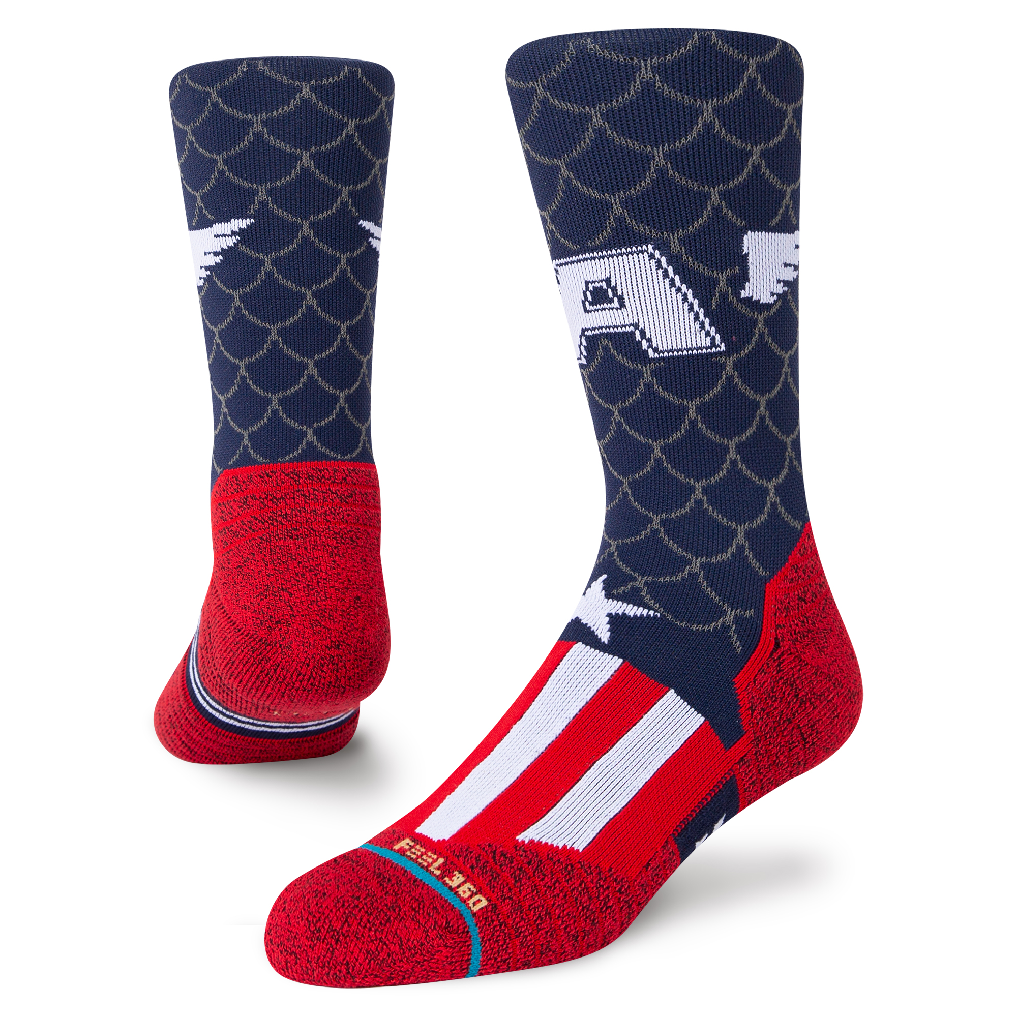 MARVEL CAPTAIN AMERICA Men's 2 Pair Of Socks