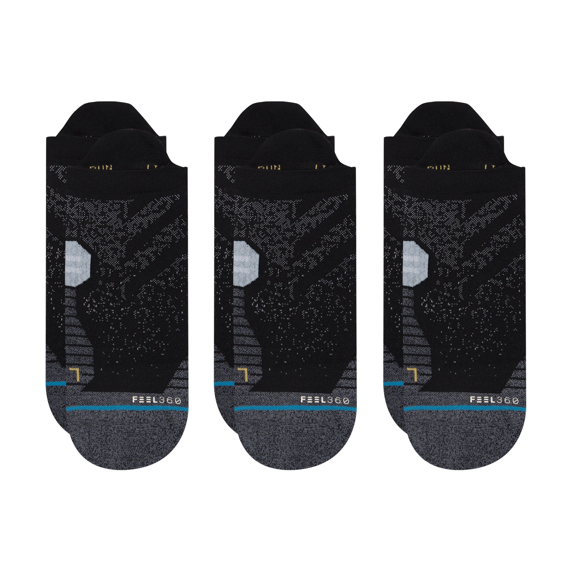 Run Light 3 Pack Tab Socks