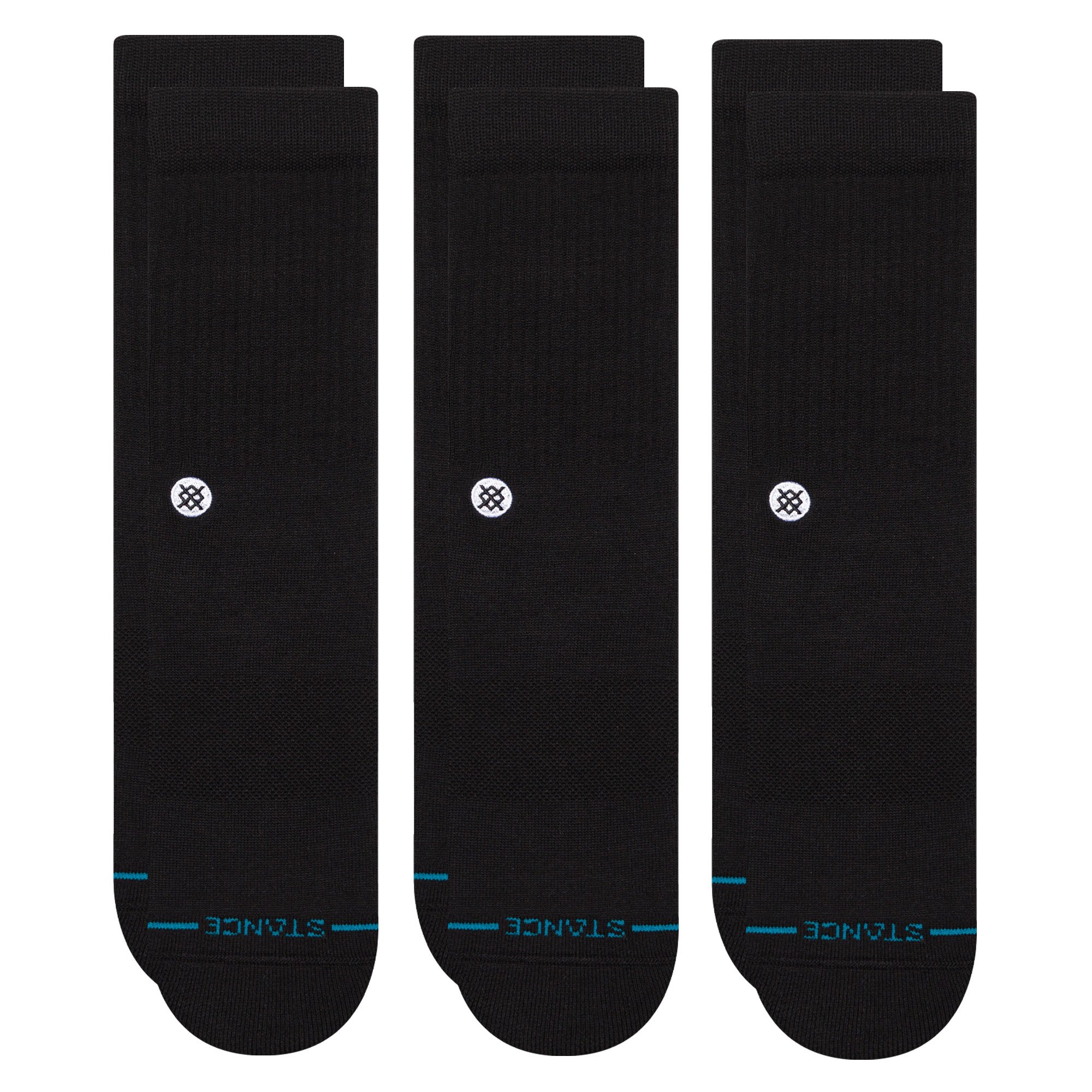 White Stance Casual Basic Socks (3-Pack)