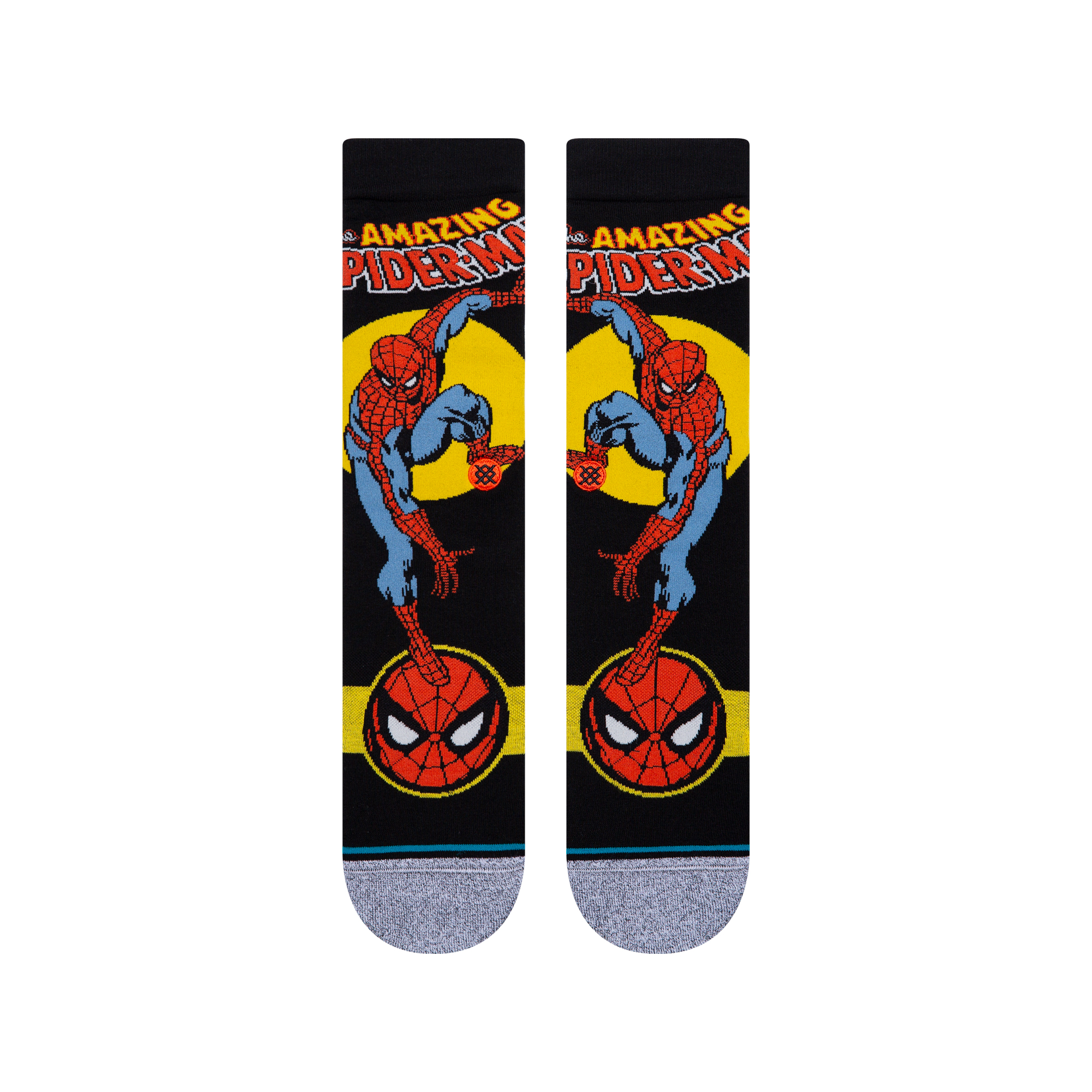 Marvel Spider Crew | Cushion Marquee Man Socks Stance Light