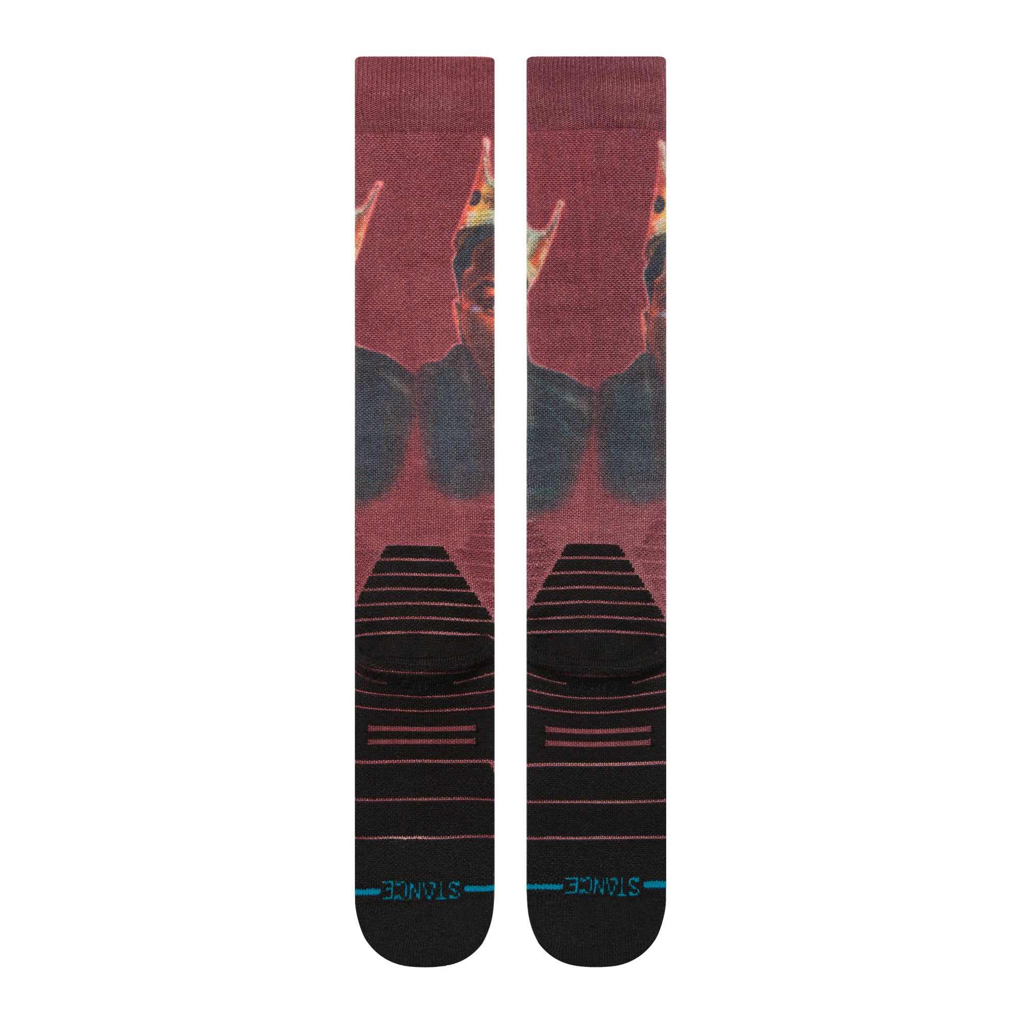 STANCE x Notorious BIG Skys The Limit Mens Crew Socks - BLACK