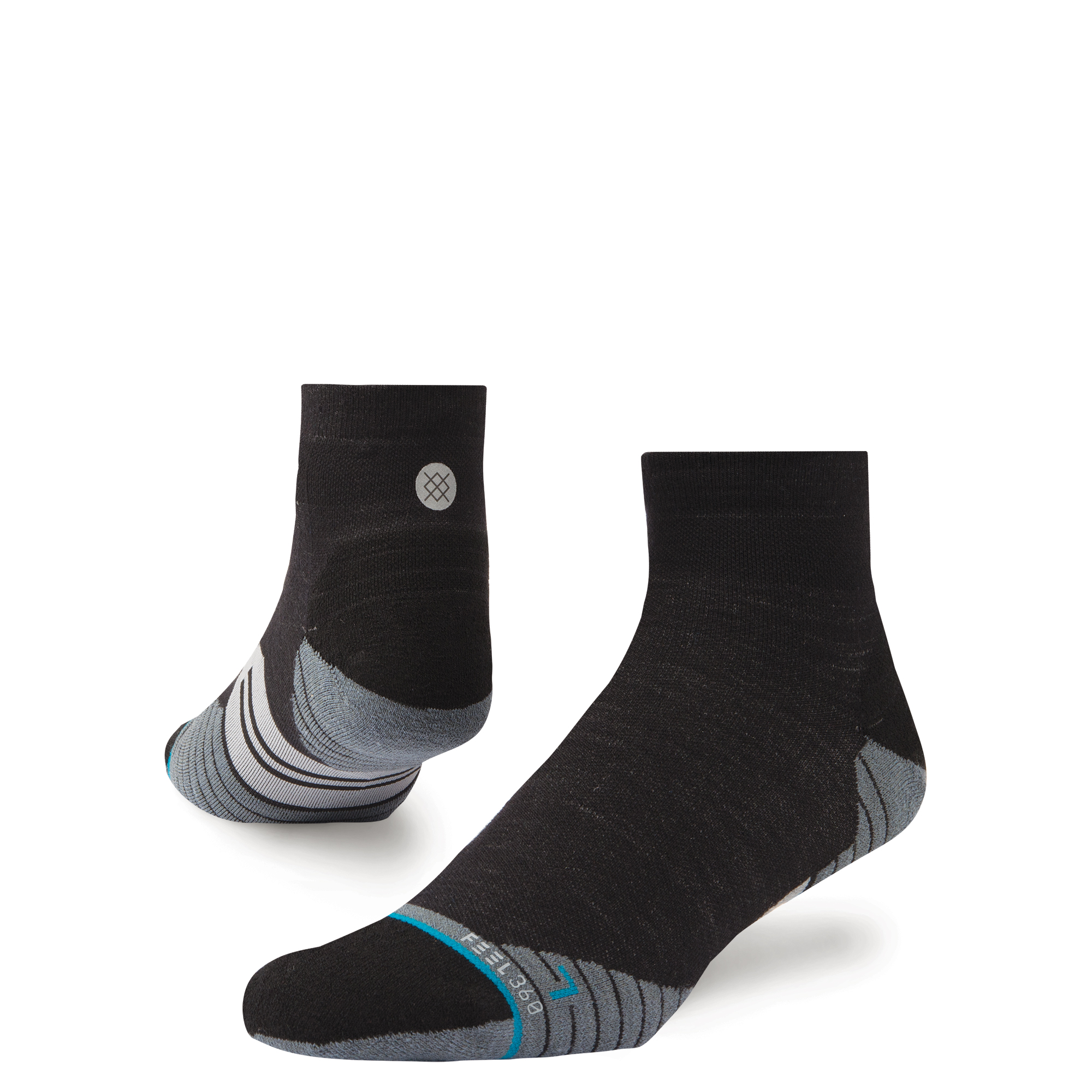 Stance Men's Run Uncommon Quarter Socks