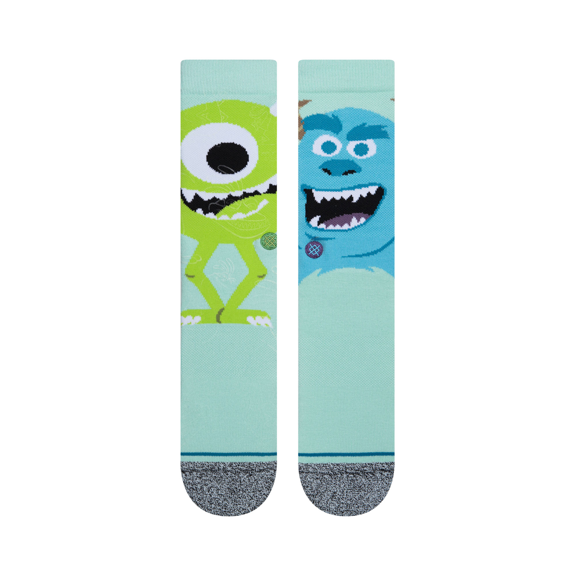 Pixar Monstropolis Mid Cushion Infiknit™ Combed Cotton Crew Socks 