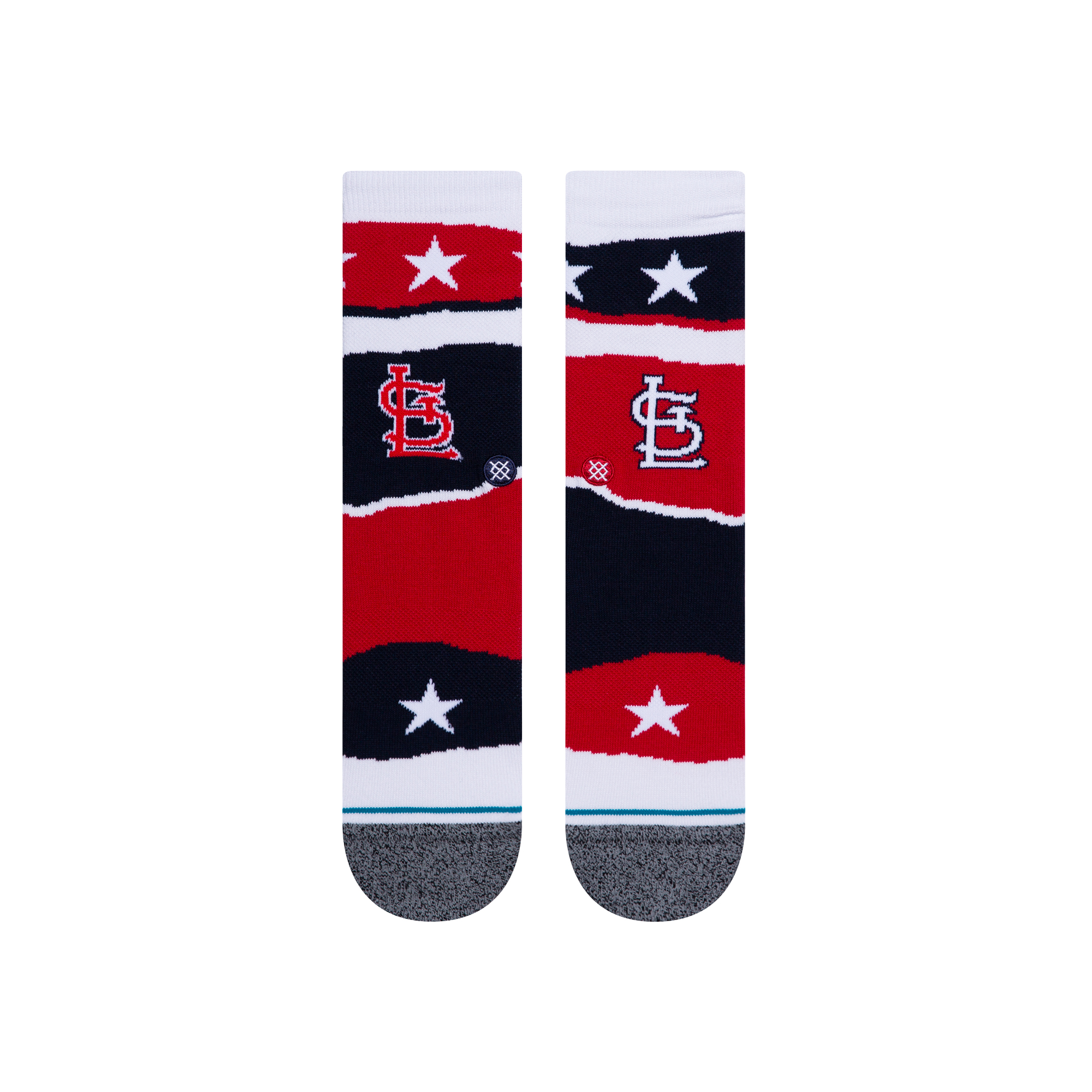 St. Louis Cardinals Landmark Mid Cushion Infiknit™ Cotton Blend Baseball  Crew Socks